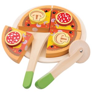 New Classic Toys Houten Pizza Salami - klein paleis