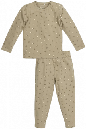Meyco Mini Panter Pyjama | Sand - klein paleis