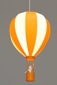 R&M Coudert Kinderhanglamp | Gele Luchtballon - klein paleis