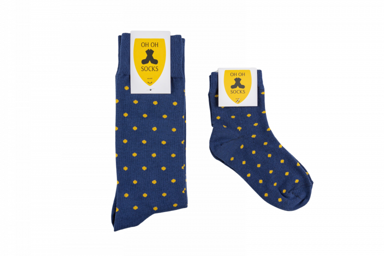 Oh Oh Socks Junior & Senior Sokken | Starry Blue - klein paleis
