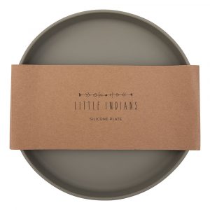 Little Indians Siliconen Bord | Soft Green - klein paleis