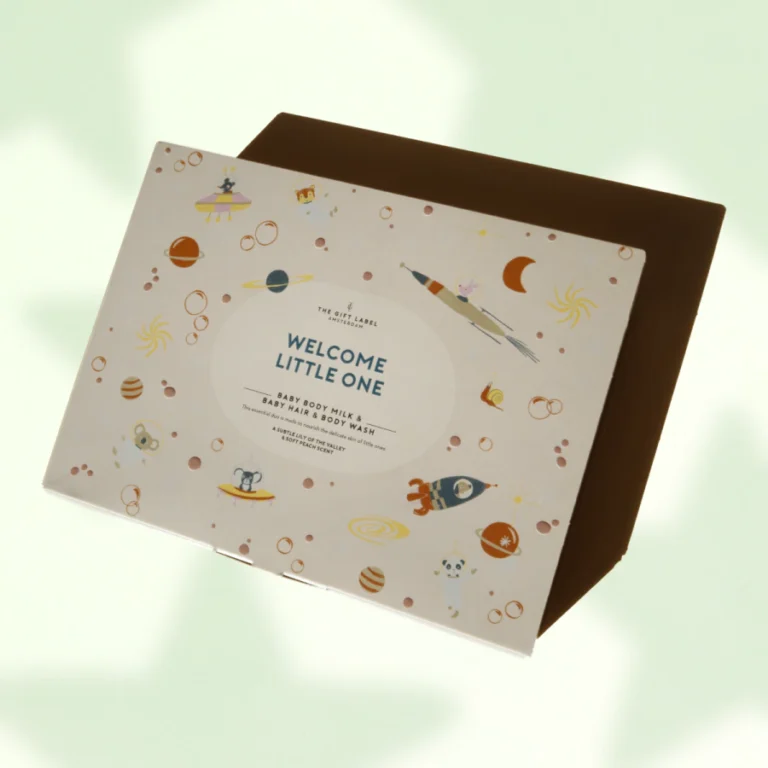 The Gift Label Gift Box Baby - Welcome Little One - Boys - klein paleis