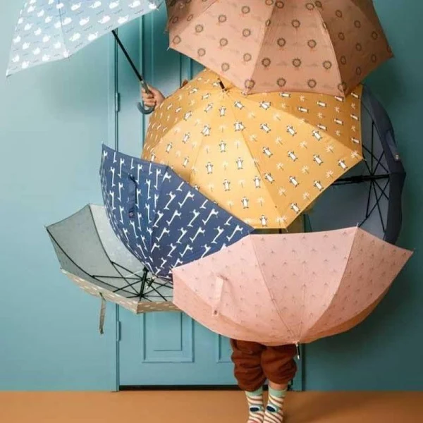 Fresk Paraplu Dots indigo - Klein Paleis