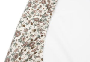 Jollein - Aankleedkussenhoes Jersey 50x70cm Retro Flowers - Klein Paleis
