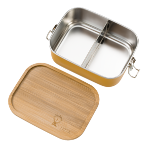 Fresk Lunchbox uni | Amber gold (Lion) - Klein Paleis