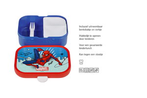 Mepal Lunchbox Campus - Spiderman - Klein Paleis