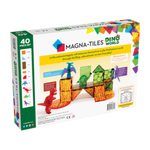 MagnaTiles Dino World 40-Piece Set - klein paleis