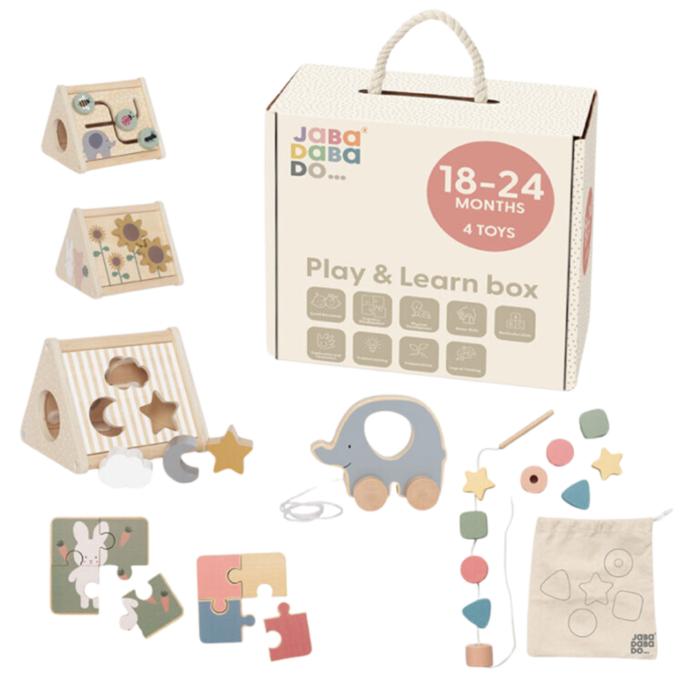 Jabadabado - Play & Learn Box 18-24 maanden - klein paleis